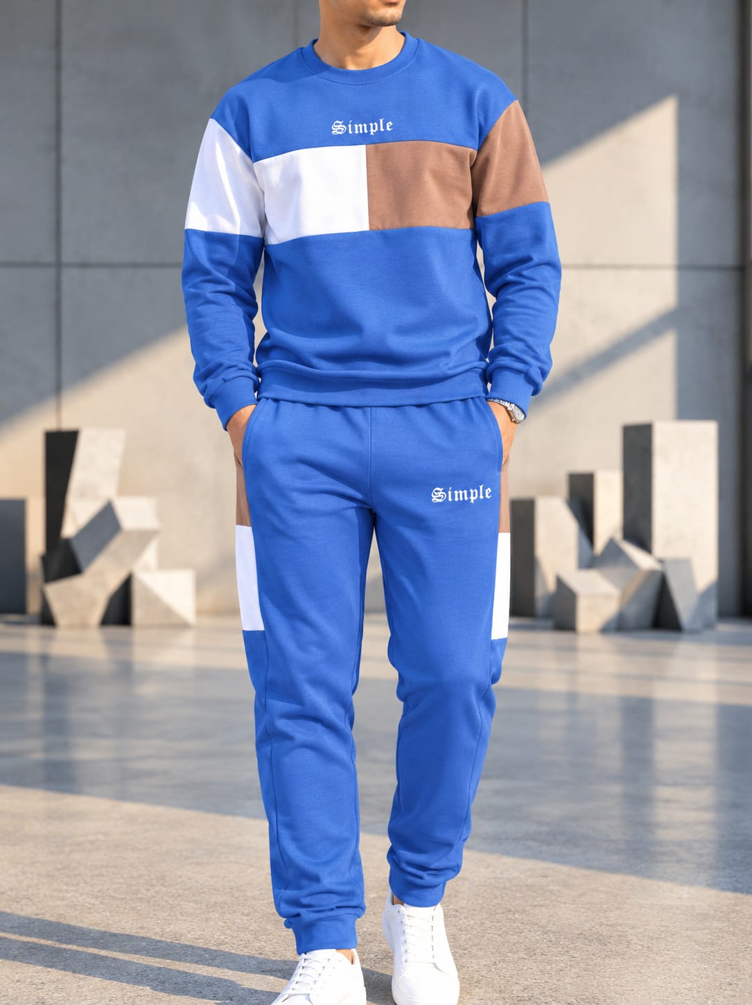 Men's Premium Sweatshirt & Sweatpants Set SS-2LB