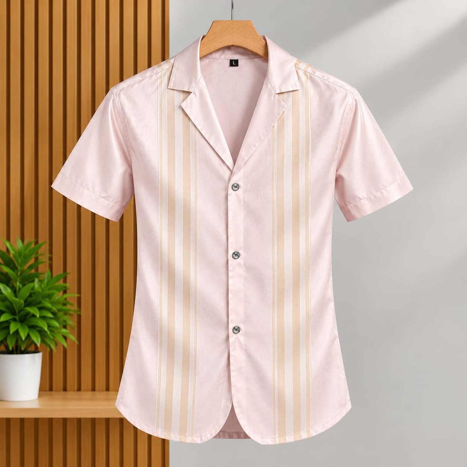 Euro Classic Men's Premium Shirt-5Cream