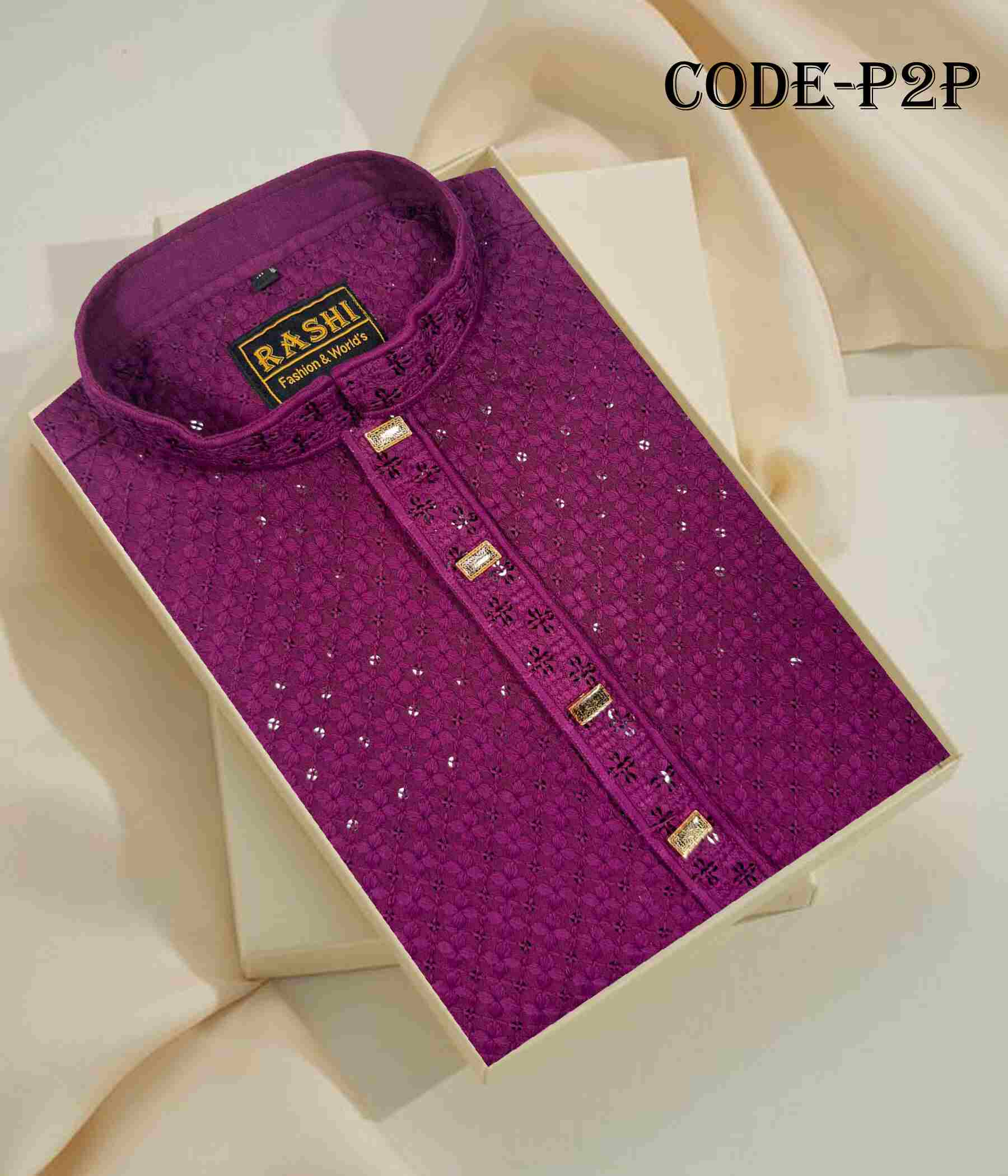 Indian Fabrics Stylish Panjabi P-2P