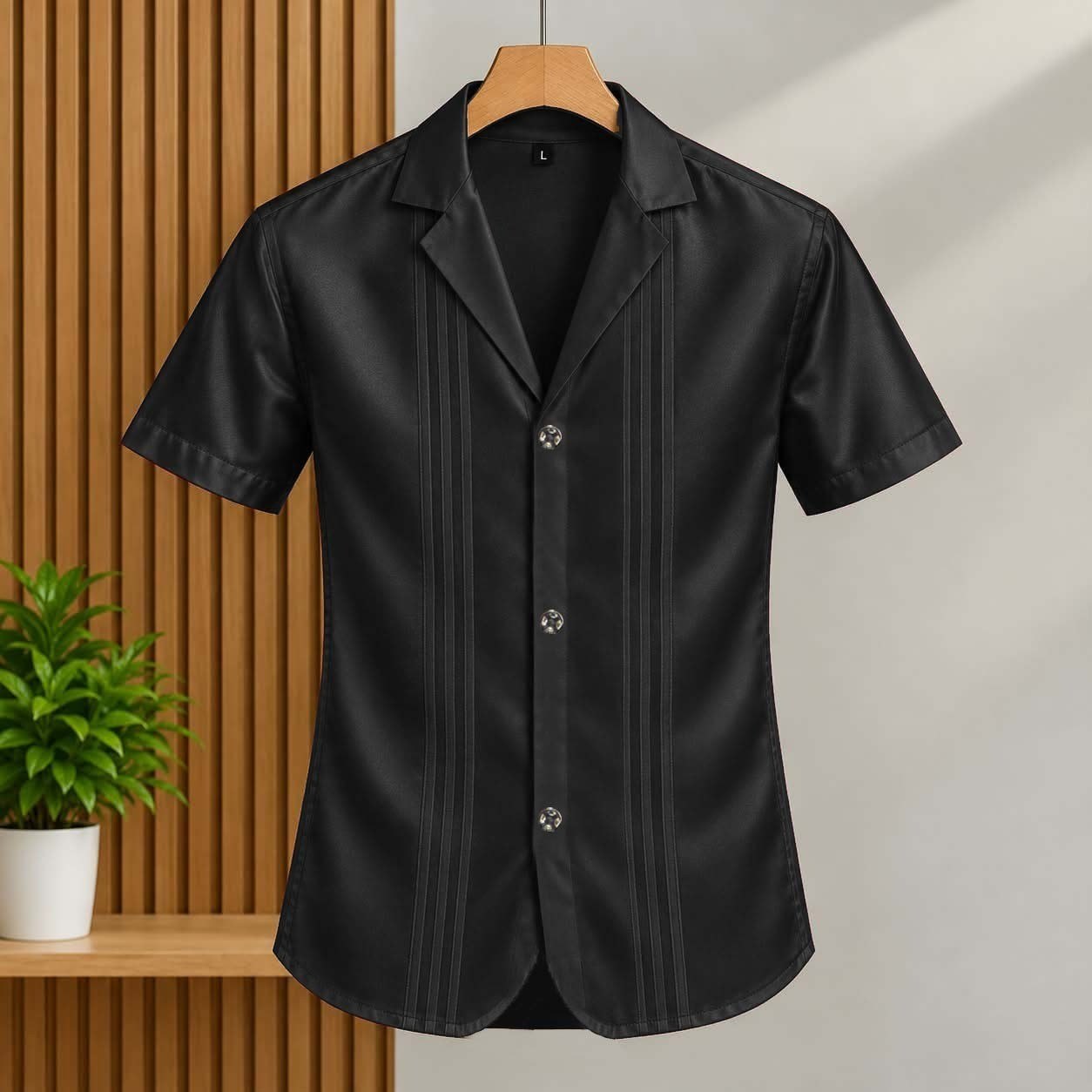 Euro Classic Men's Premium Shirt-2Black