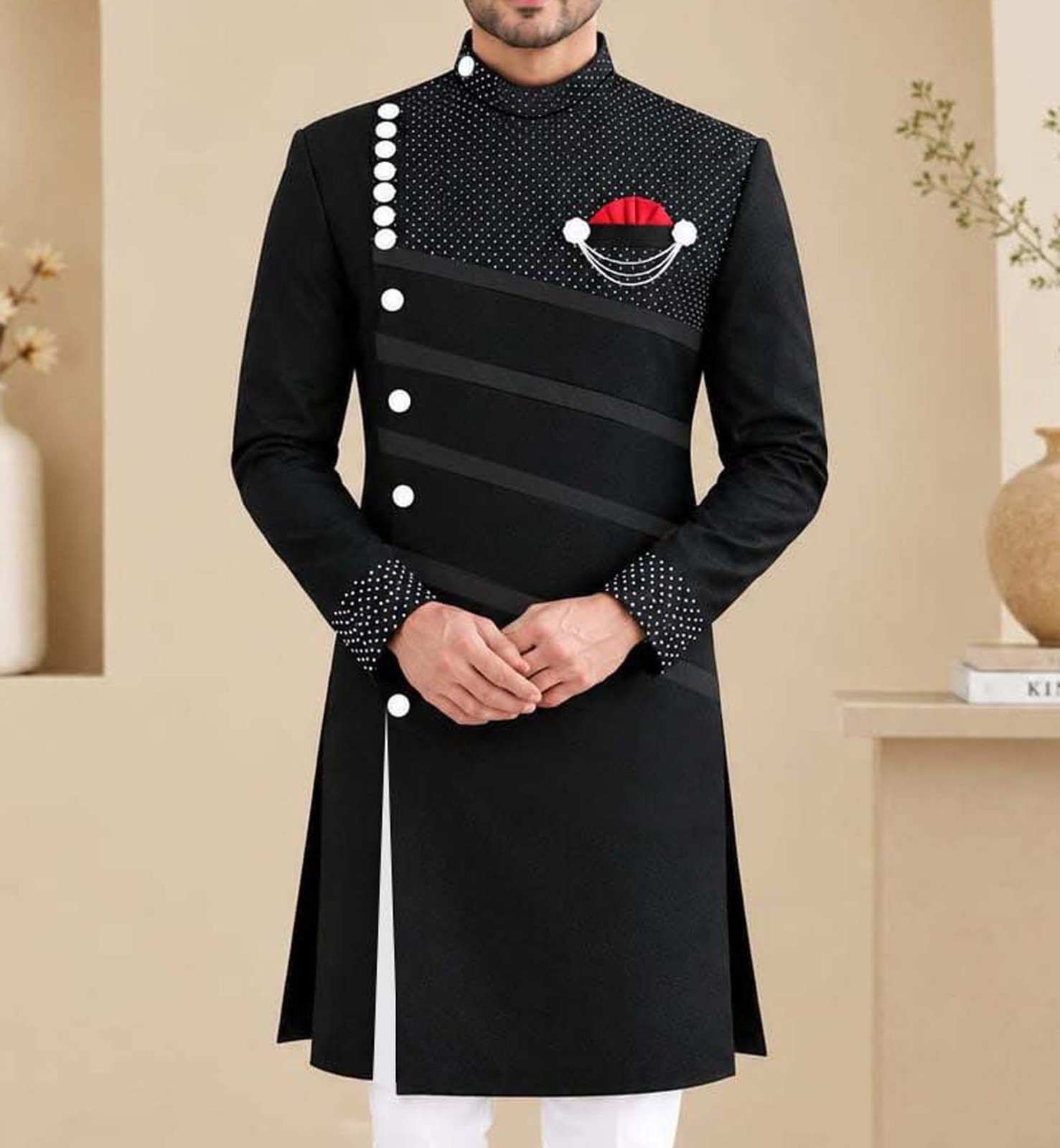 Sherwani Style Panjabi P-12B