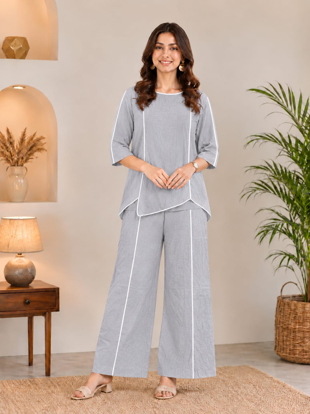 Women’s Top & Bottom Two Piece Western Tops LD1-G