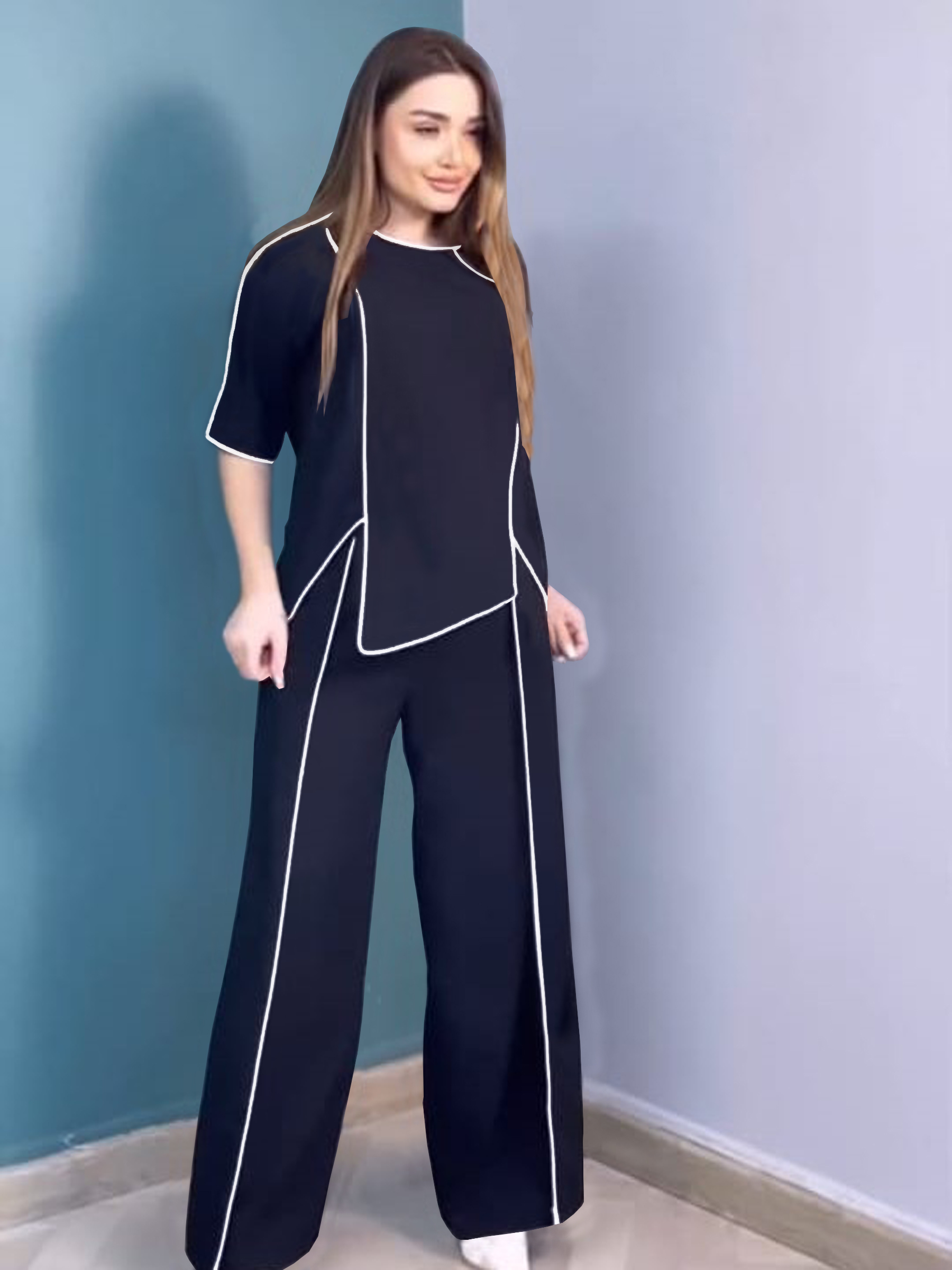 Women’s Top & Bottom Two Piece Western Tops LD1-N