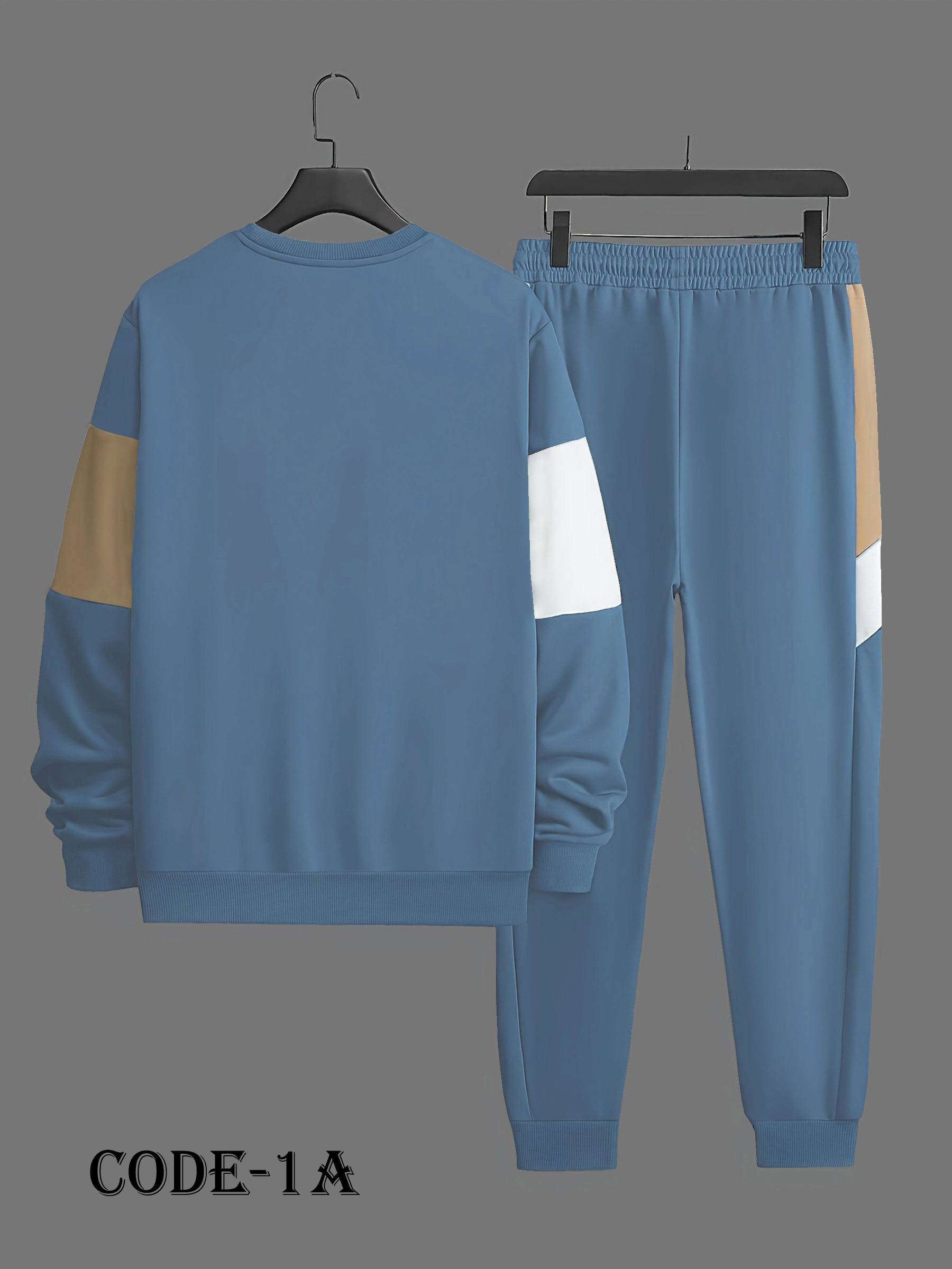 Men's Premium Sweatshirt & Sweatpants Joggers Set SS1-A2