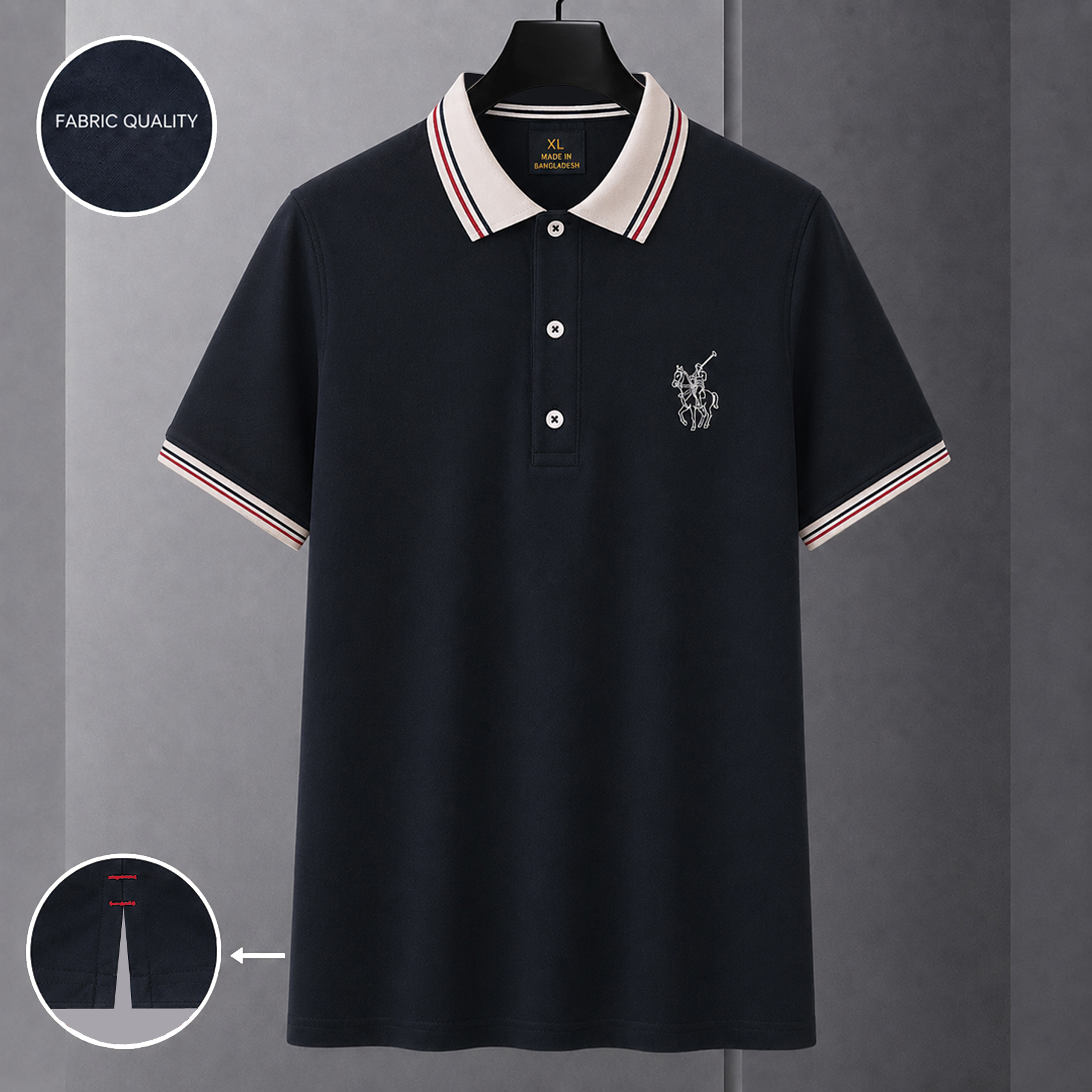Premium Quality US Assn Smart Casual Polo PO-16B