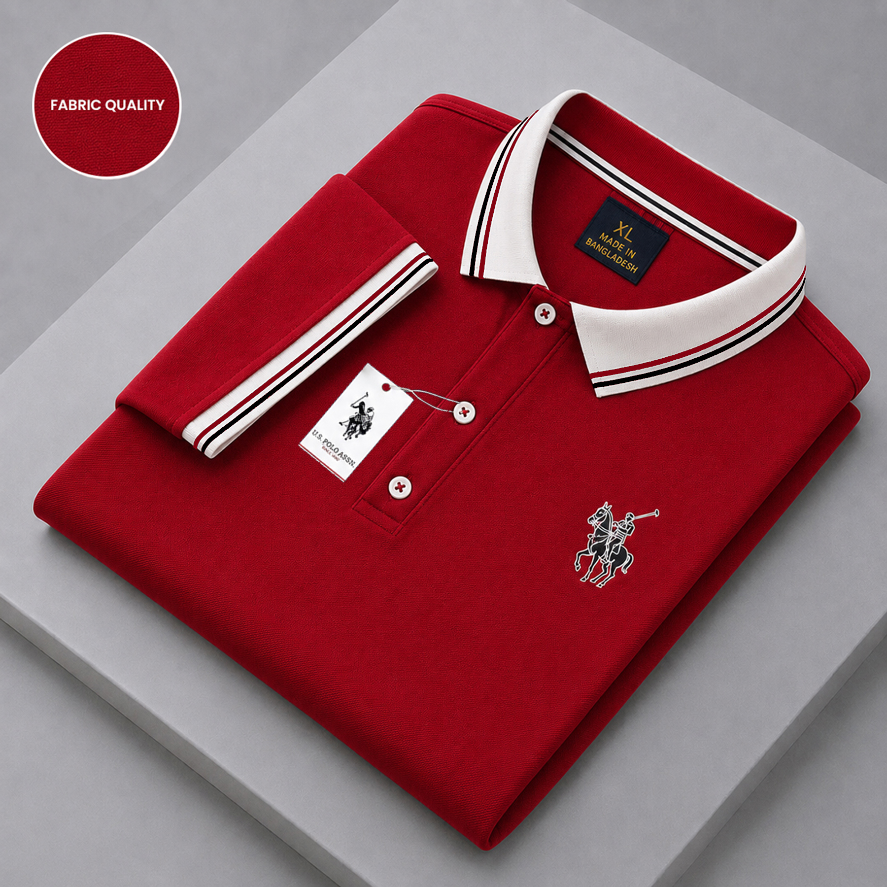 Premium Quality US Assn Smart Casual Polo PO-16R
