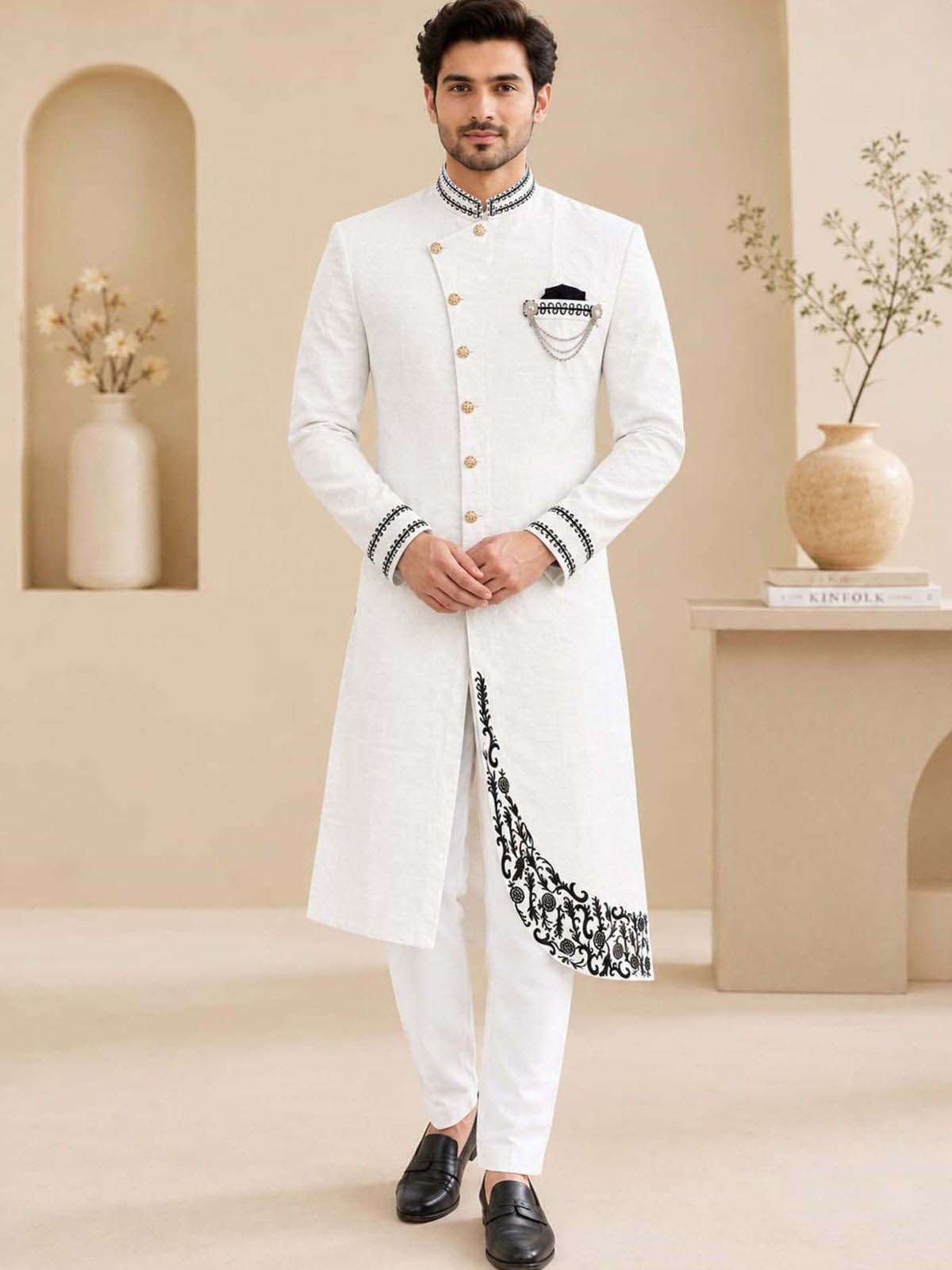 Sherwani Style Panjabi P-14W