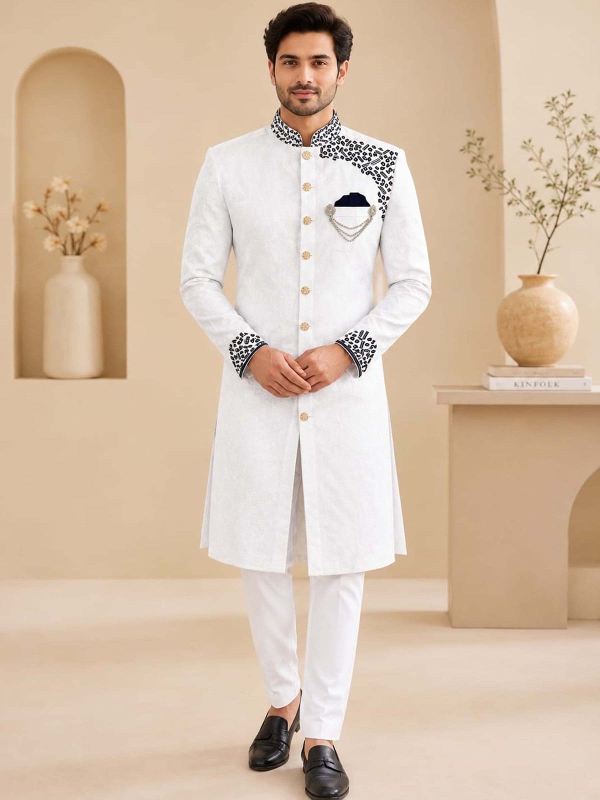 Sherwani Style Panjabi P-13W