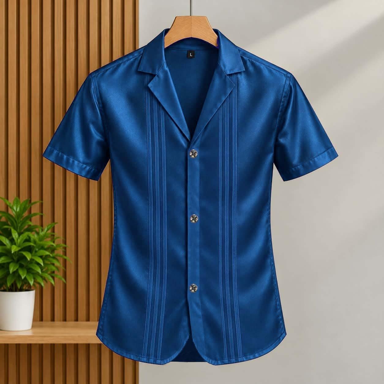 Euro Classic Men's Premium Shirt-3Blue