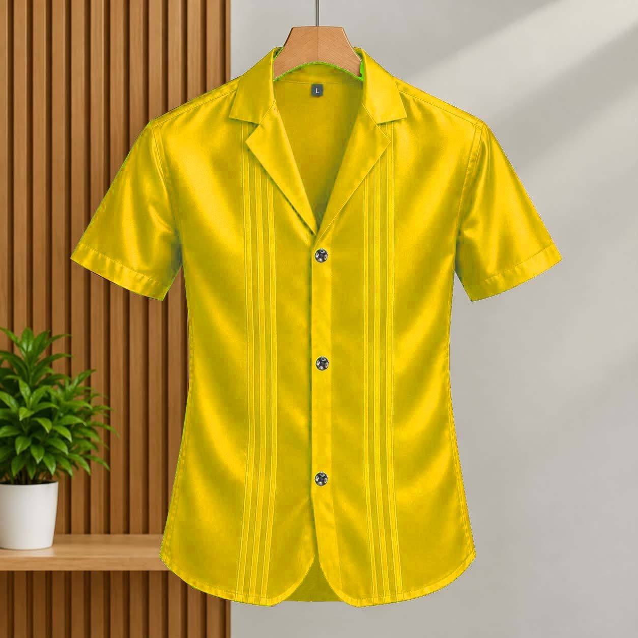 uro Classic Men's Premium Shirt-4Yellow