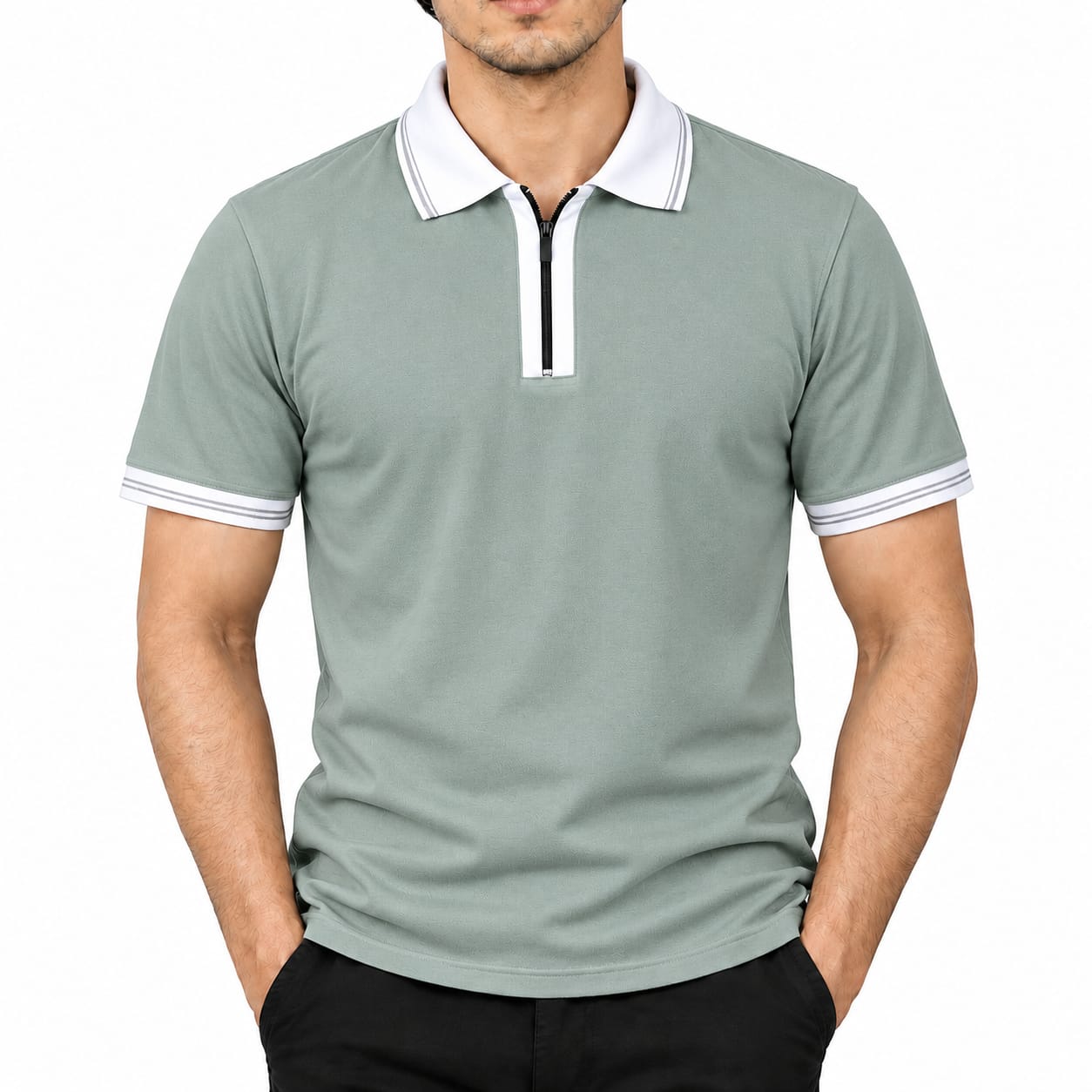 Premium Men's Polo T-shirt PO-35Lemon