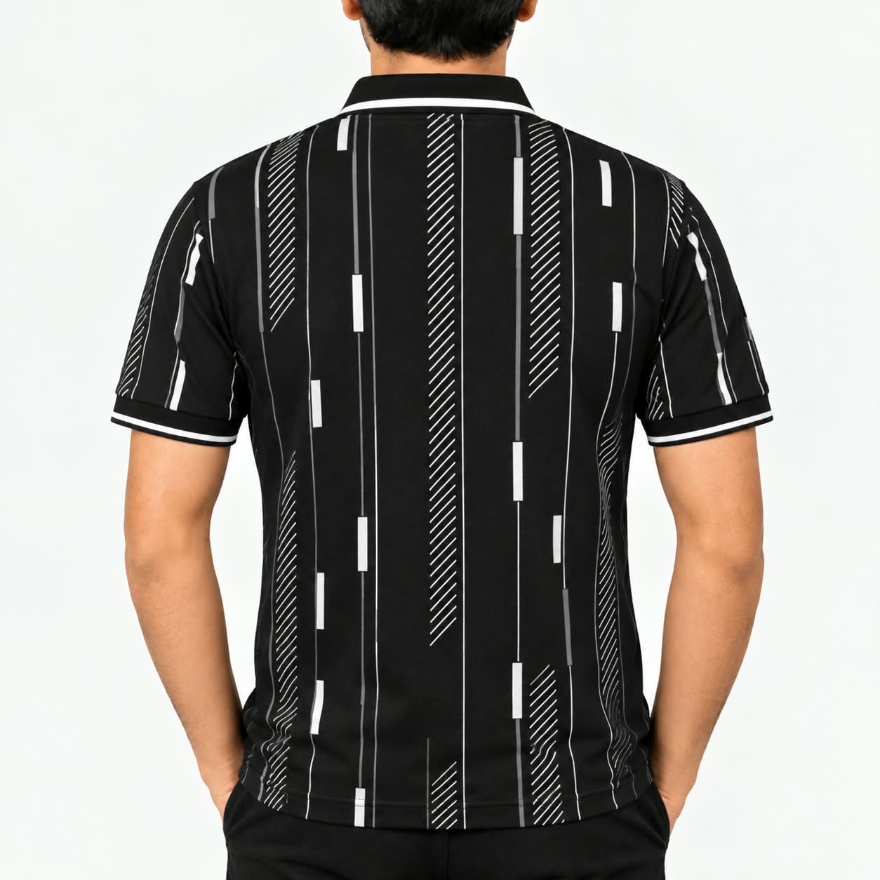 Premium Men's Polo T-Shirt PO-37Black