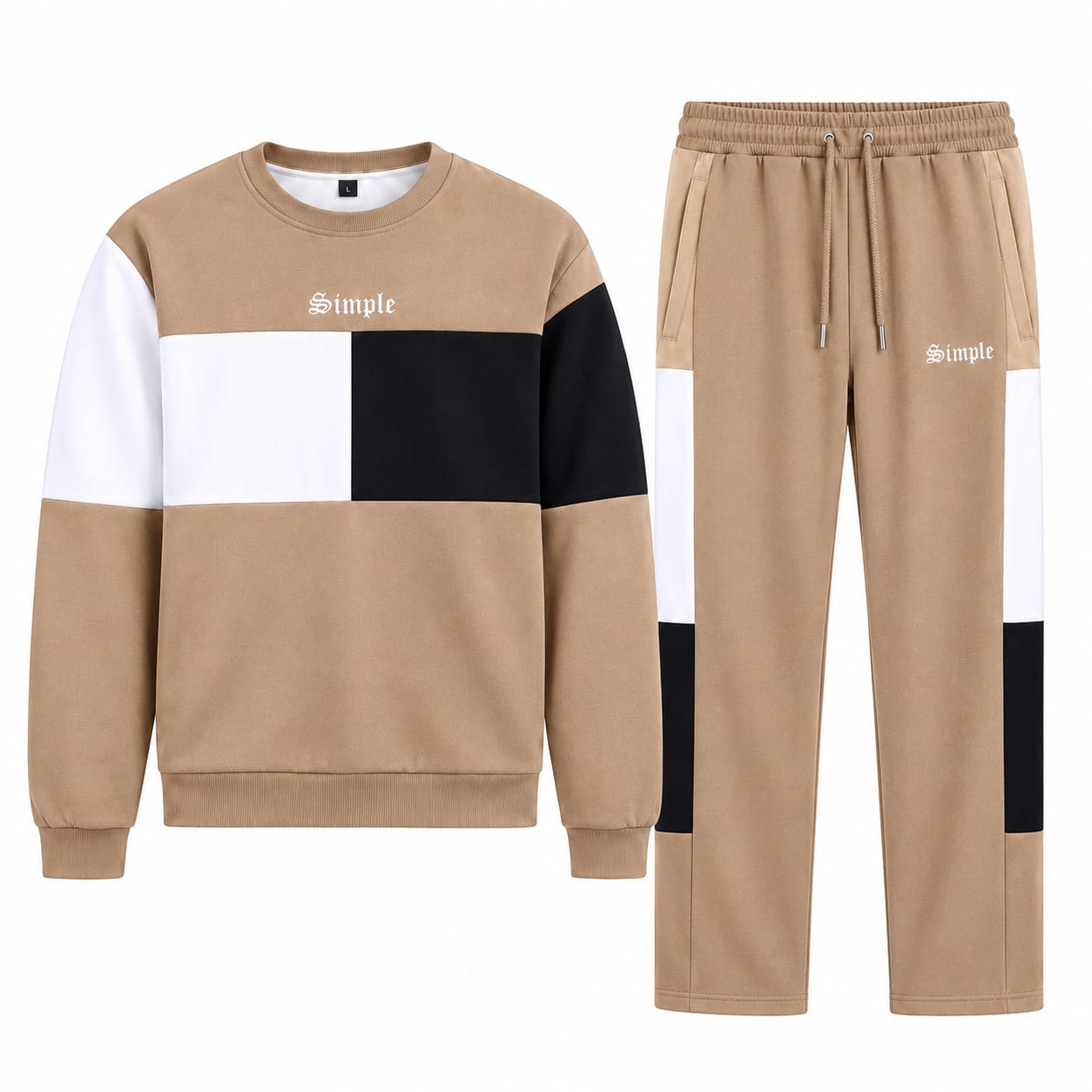 Men's Premium Sweatshirt & Sweatpants Set SS-2BS